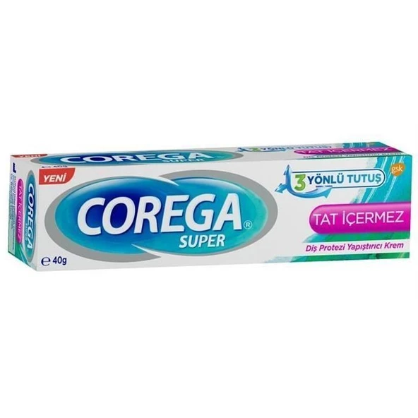 Corega Tat İçermez 40 gr 4 Adet Protez Diş Yapıştırıcı
