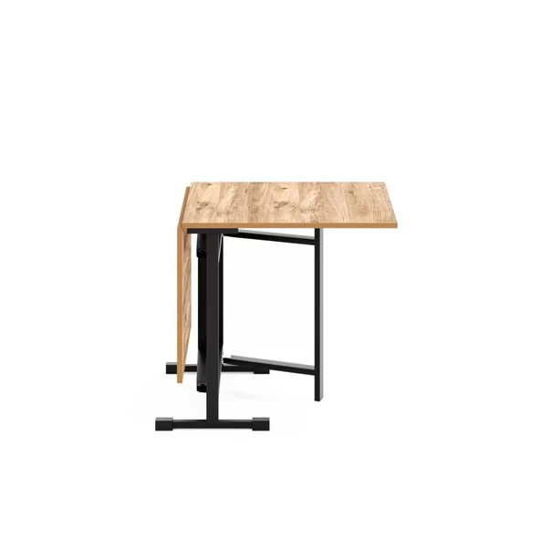 Eportatif Katlanır 4 Kişilik Mutfak Masa Sandalye Takımı Çam 1415 - 6