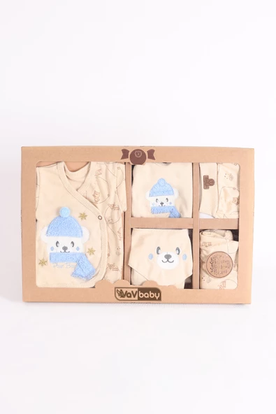 Organik Hastane Çıkışı 8li Polar Bear Mavi - 2