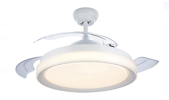 Philips Bliss Tavan Vantilatörü Açılır/Kapanır Kanatlı, Kumandalı, Sarı/Beyaz Işık - 2