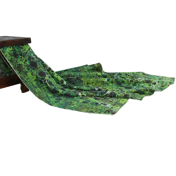 EL İŞÇİLİĞİ KADIN RENKLİ EBRU EŞARP 90*90 cm - E0111