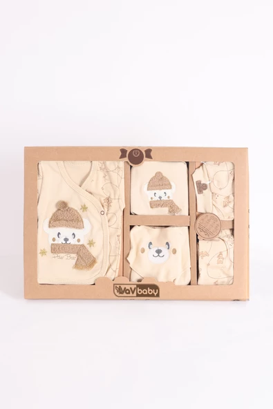 Organik Hastane Çıkışı 8li Polar Bear Ekru - 2