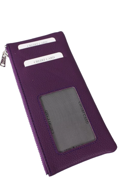 MPCUZ 102 Kadın Unisex, Hakiki Deri, Cüzdan Kartlık - 10