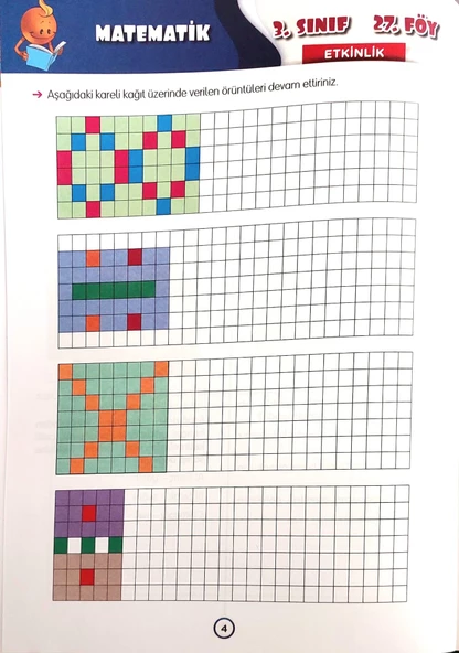 3.Sınıf 2.Dönem Haftalık Tekrar Föyü - 16 Föy - 4