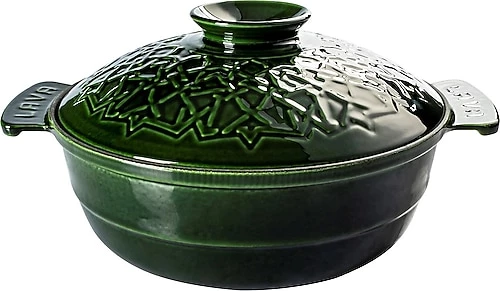 Lava Anatolia Majolica Yeşil 26 cm Selçuklu Güveci