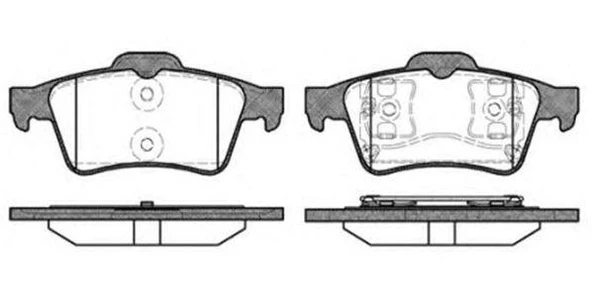 MGA FREN BALATASI ARKA CONNECT 02+ 55138 ürün görseli 1
