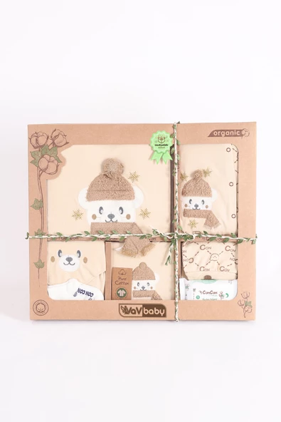 Organik Hastane Çıkışı 10lu Polar Bear Ekru - 2