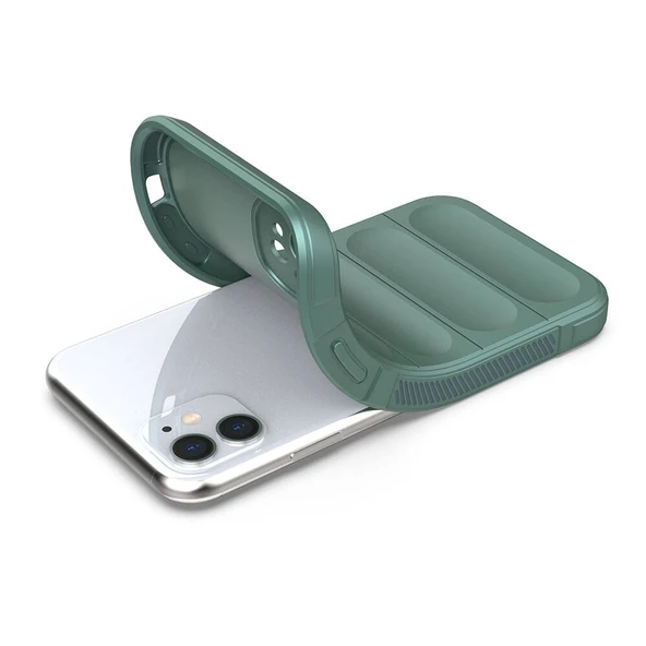 iPhone 11 Kılıf Esnek TPU Oyuklu Arka Yüzey Tasarımlı Etnik Silikon Kılıf - Resim 7
