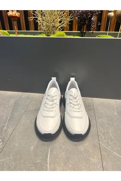 Luizpauloshoes LUIZ PAULO 10000 BEYAZ HAKİKİ DERİ ERKEK SNEAKERS - 2