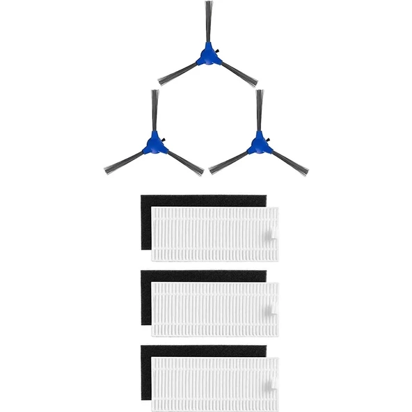 Srfn Ticaret Anker Uyumlu Eufy Robovac 11S Robot Süpürge 6'lı Yedek Parça Seti ürün görseli 1