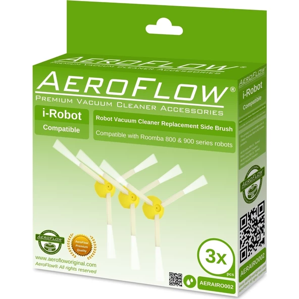 Srfn Ticaret Aeroflow I-Robot Roomba 600 Serisi Yan Fırça 3'lü Paket