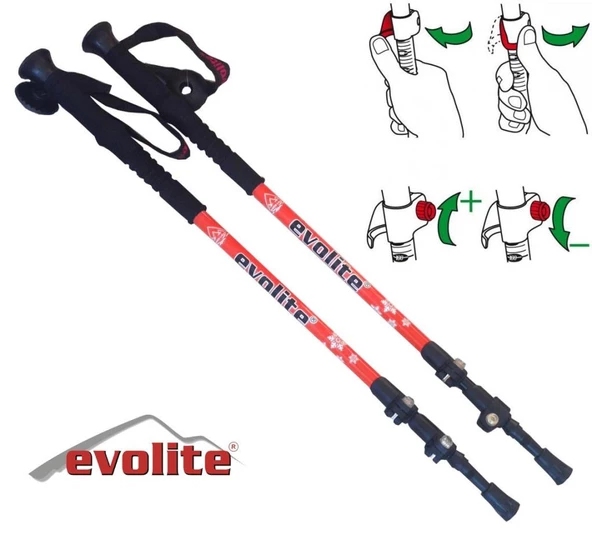 Evolite Speed-Lock Dıştan Kilitli Trekking Batonu