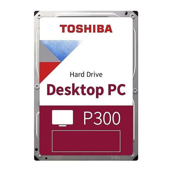 TOSHIBA P300 HDWD260UZSVA 6TB 3.5" 128MB SATA-3 PC Diski - 1