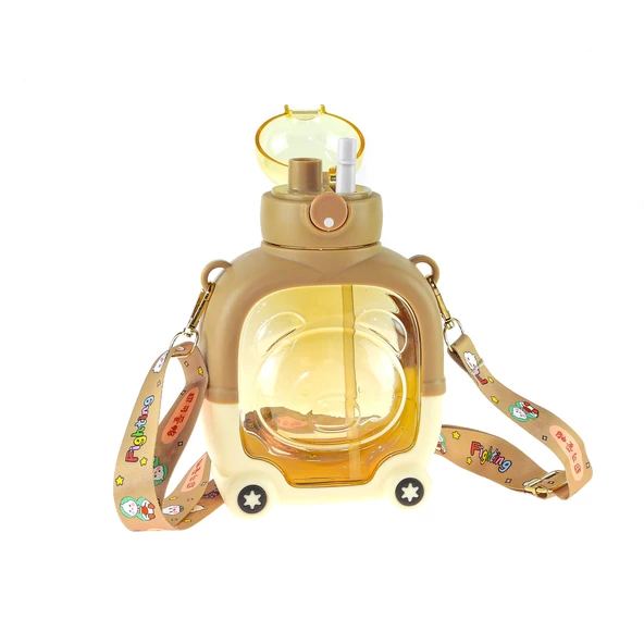 Matara Ayıcık Sevimli Matara 1000 Ml Kahverengi - 3