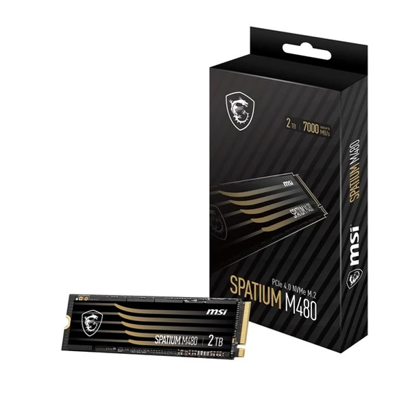 MSI 2TB SPATIUM M480 PRO 7400-7000MB/s M2 NVME GEN4 DİSK - 6