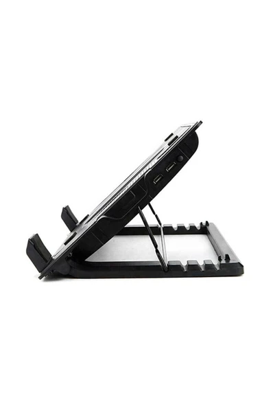 Notebook Laptop Soğutucu 2 Port Usb Hub Yükseklik Ayarlı - Resim 2