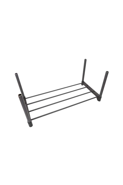 Teno Çok Amaçlı Raf - 4 Katlı Metal Ayakkabılık - Organizer - Kitaplık - Çiçeklik - 4