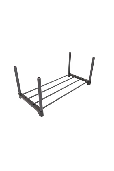 Teno Çok Amaçlı Raf - 4 Katlı Metal Ayakkabılık - Organizer - Kitaplık - Çiçeklik - 5