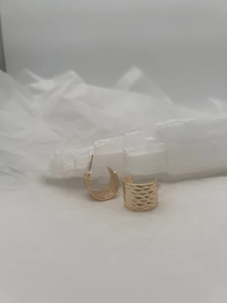 Çelik küpe - Resim 3