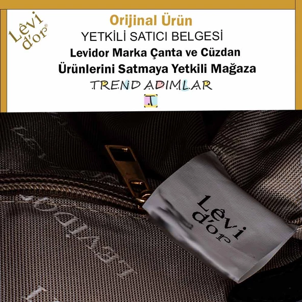 Levidor Kahverengi Küçük Boy Monogram Kadın Cüzdan - 6