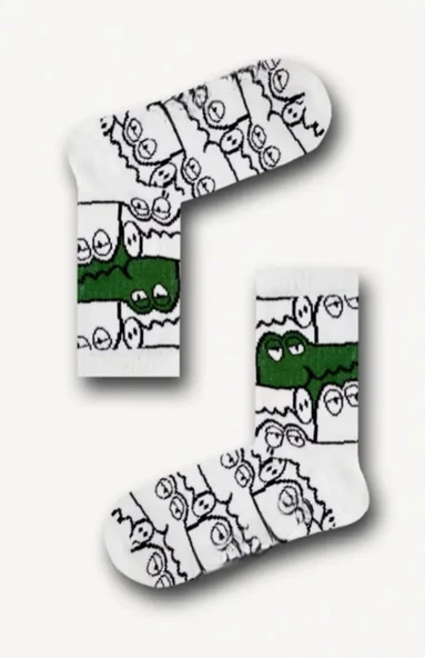 Littlehappiness70 Unisex Yetişkin Timsahlar Kolej Çorap