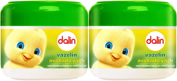 Dalin Vazelin 100ML Nem ve Koruma Avakado Yağlı (2 Li Set)