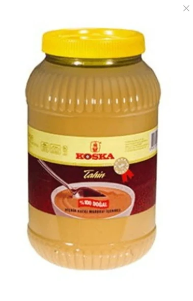 KOSKA TAHİN 4 KG PET BİDON - %100 DOĞAL ürün görseli 1