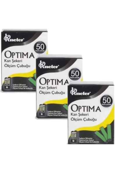 OPTİMA Seker Ölçüm Stribi (strip) 50 X 3 Kutu