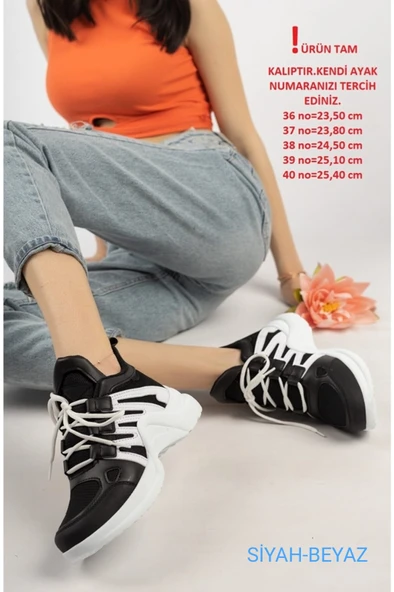 Lambırlent 2133 Kadın Fashion Spor Sneaker Ayakkabı - 2