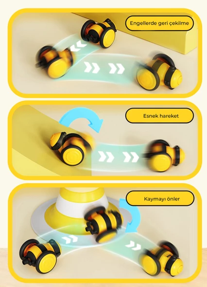 Neutron Sarı Hareketli Kedi Oyuncağı - 3