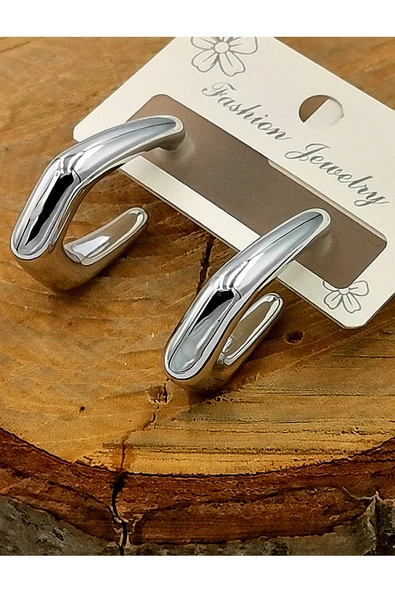 Kararmaz Çelik Lüks Küpe ürün görseli 1