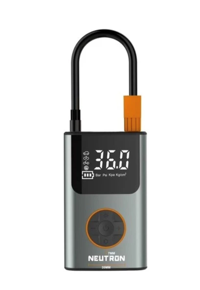 Neutron Taşınabilir Şarjlı Kompresör Lastik Hava Pompası