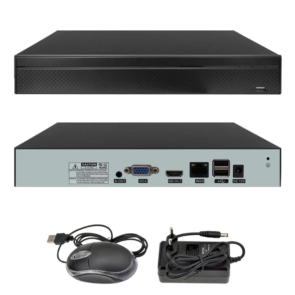 Polcam Nvr-32 İp Nvr Kayıt Cihazı 32 Kanal 2hdd 5mp Xmeye