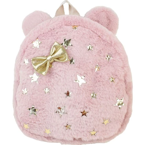 Dolphın Pelüş Sırt Çantası Yaldızlı Pn-629 - 4