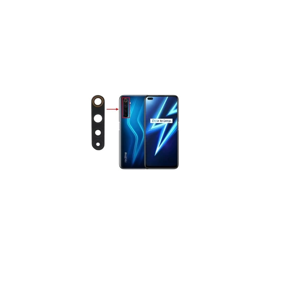 Realme 6 Pro İle Uyumlu Kamera Camı