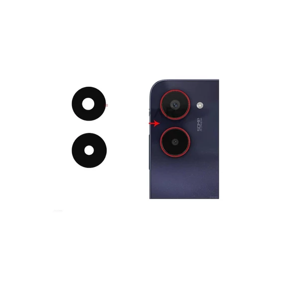 Realme 10 İle Uyumlu Kamera Camı