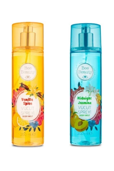 Midnight Jasmine + Vanilla Spice Vücut Spreyi 200 Ml (2'li Set)