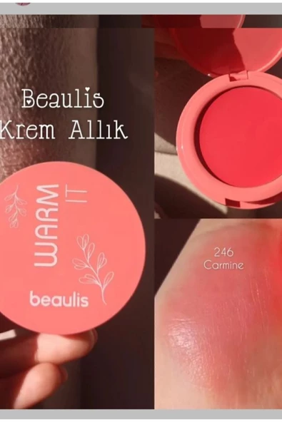 Warm It Krem Allık Gün Batımı-pembe-kırmızı-sıcak Mercan Ten Makyajı Yüz Farı