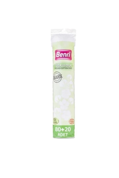 Organik Makyaj Temizleme Pamuğu 80+20 Adet
