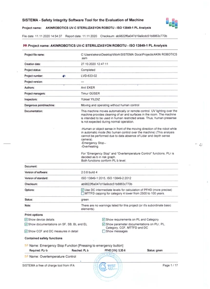 UV-C Sterilizasyon Robotu - 7