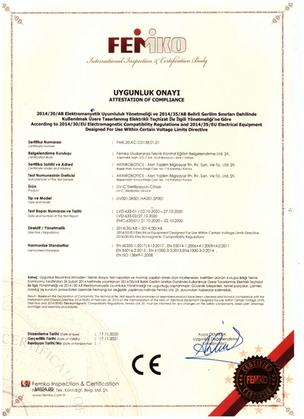 UV-C Sterilizasyon Robotu - 3