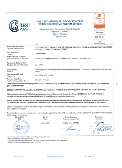 UV-C Sterilizasyon Robotu - 6