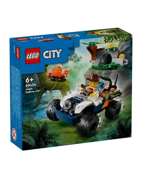 Lego City Orman Kaşifinin ATVli Kırmızı Panda Görevi 60424