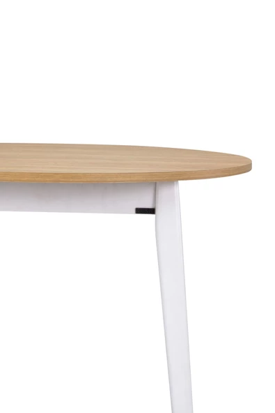 Vilinze Avanos Yuvarlak Sabit Mdf Mutfak Masası - Q90 Cm - 4