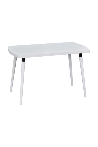 Vilinze Argos Sabit Mdf Beyaz Mutfak Masası - 70X120 Cm - 3