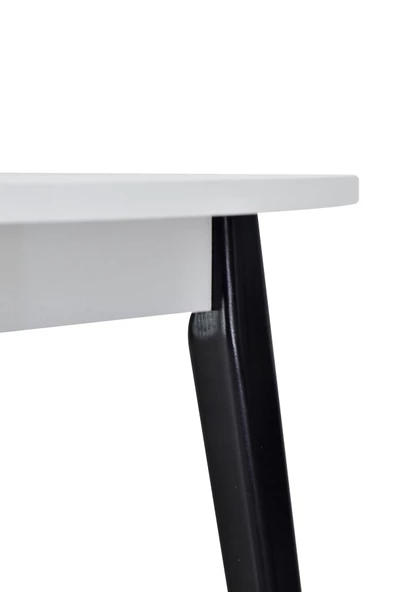 Vilinze Avanos Yuvarlak Sabit Mutfak Masası - Q90 Cm - 3