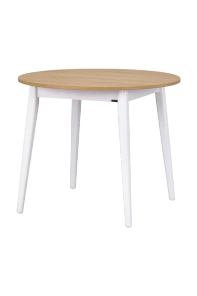 Vilinze Avanos Yuvarlak Sabit Mdf Mutfak Masası - Q90 Cm - 2