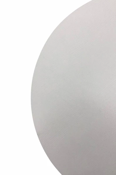 Vilinze Avanos Yuvarlak Beyaz Naturel Sabit Mutfak Masası - Q90 Cm - Resim 5