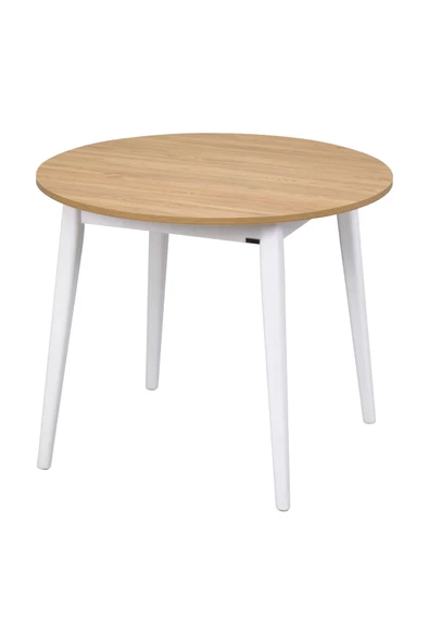 Vilinze Avanos Yuvarlak Sabit Mdf Mutfak Masası - Q90 Cm - 3