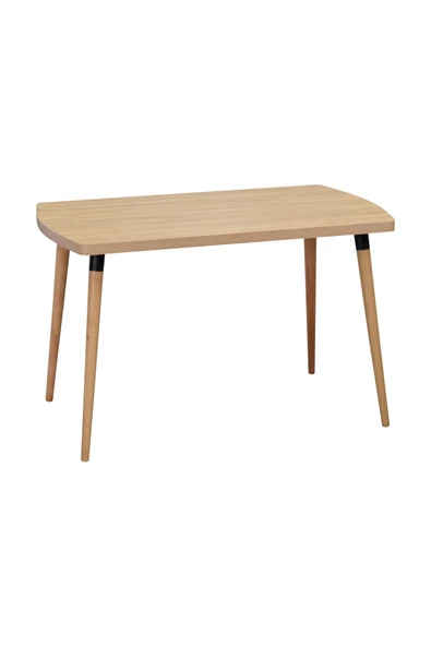 Vilinze Argos Sabit Mdf Naturel Mutfak Masası - 70X120 Cm - 3